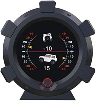 X95 GPS Speedometer MPH Car Inclinometer Level Tilt Gauge Automotive Replacement Multi Gauges Vehicle Angle Slope Meter for Off-Road Vehicle
