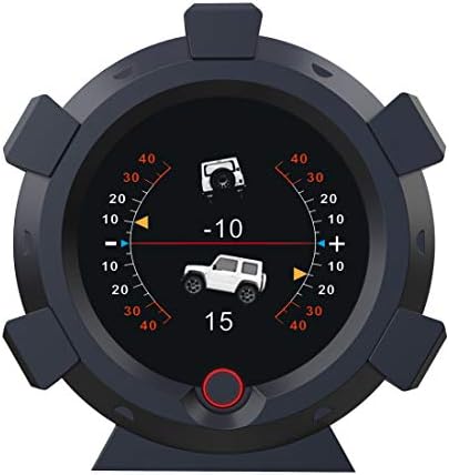 X95 GPS Speedometer MPH Car Inclinometer Level Tilt Gauge Automotive Replacement Multi Gauges Vehicle Angle Slope Meter for Off-Road Vehicle
