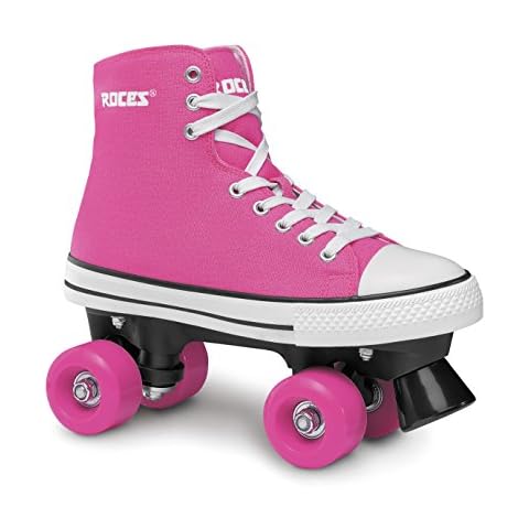 Roces Children's Chuck Classic Roller Skates, Deep Pink Cover