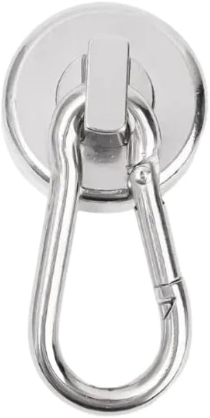 10/1PCS Carabiner Magnet Hook 360°Rotating Strong Magnetic Hook Kitchen Bathroom Garden Hanging Hook Household Storage Organizer(8PCS)