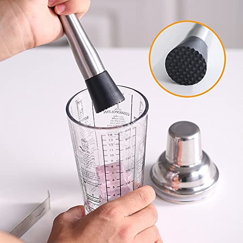 Professioneller Getränkemixer, Mixer-Stößel aus Edelstahl, Rührlöffel,Mixer-Toolkit zum Debuggen köstlicher Cocktails… - Image 3