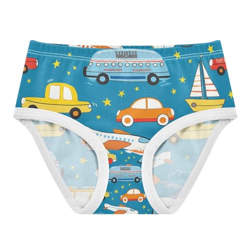 Colorful Vehicles Airplanes Toddler Girls's Underwear 2T 202c1137