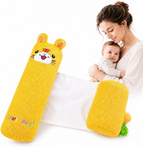 Cuscino Neonato Morbido e Regolabile, Cuscino Lettino Bambino con Supporto Ergonomico per il Riposo, Cuscino Laterale per Neonati, Fantasia Panda o Tigre（Tigre）