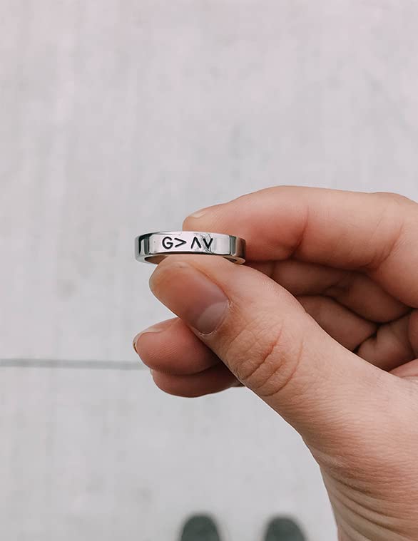 Silver God is Greater than the Highs and Lows Ring2