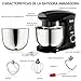 Imagen de Camic Amasadora Batidora 4L + 5L Recipiente Inox