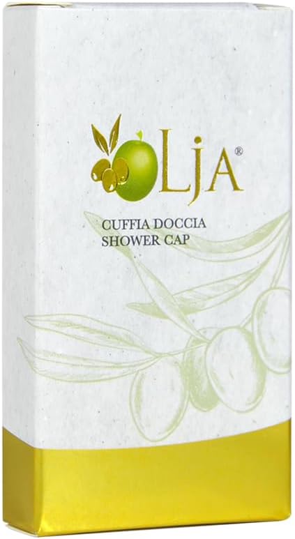 Olja OLJCDAS. Shower cap, Paper boxes with item inside in polyethylene (PE) (Pack of 500)