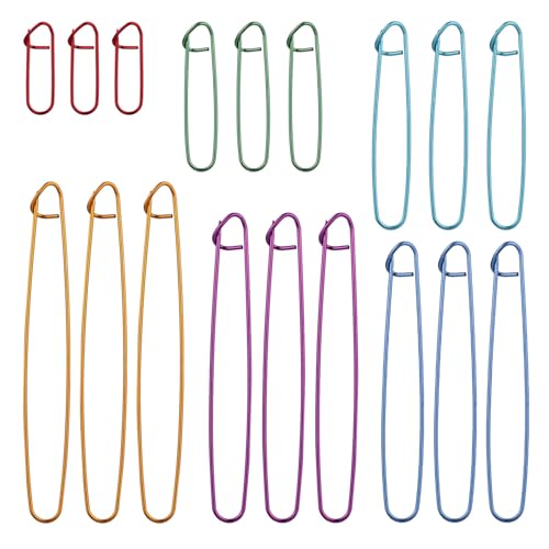 18 Pcs Knitting Stitch Holders, Yarn Stitch Holder...