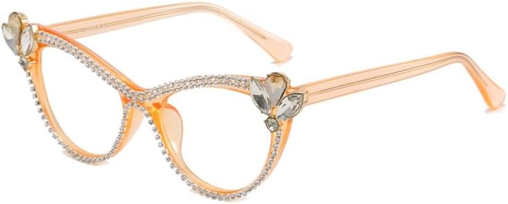 Miniatura 2 de bullabulling Lentes de lectura con diamantes de imitación brillantes con montura de diamantes de imitación, bloqueo de luz azul