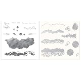 2026 Card Making Stamps and Dies Set, Premium Clear Silicone Stamps & Metal Cutting Dies for DIY Greeting Cards, Scrapbooking Supplies, Gift Tags, Journaling – Versatile Floral & Tree Designs for All Occasions (x-016)