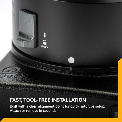 Adaptador de lente NiSi PR-12 para Ricoh GR IIIx y MK II, diseño con bloqueo seguro, compatible con rosca de 49 mm para filtros y accesorios, reemplaza al GA-2, aluminio miniatura 7