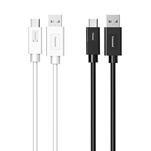 Tronsmart USB C Cable, Type C to USB 3.0 Charging Cable (2-Pack 3.3 Feet, 1 x Black,1 x White) for Samsung Galaxy S8 S8+, Google Pixel, Nexus 6P 5X, LG G6 Note 8 and More