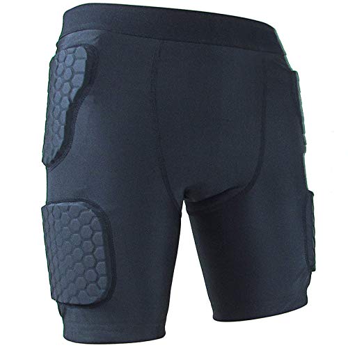 haozai Protektorenhose Herren/Damen Schutzhose Gepolstert Protektorhose Hüfte Bequem,elastisch,leicht Zu Reinigen,180 ° Multidirektionaler Schutz,Kinder Hüftpolster 3D Gepolsterte Cover