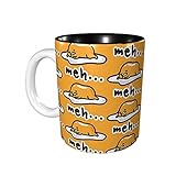 yellow Cute Funny Coffee Cups Ceramic Mug for Men Women Tea 11 Oz Novelty Unique Best Gifts...