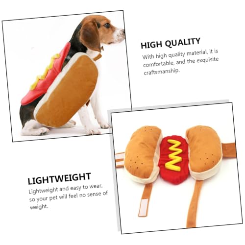 Disfraz para perros y gatos Mipcase diseño hamburguesa L miniatura 4