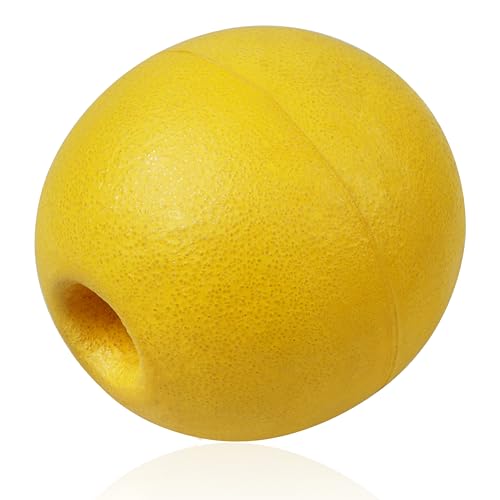 VATEICO Rope Floats Marine,4/8 Packs Deep Water Float Fishing Marker Buoys Bulk for Boats Swimming Kayak Crabbing Trail Dock Pool Anchor Lines,Yellow HY7-8PCS