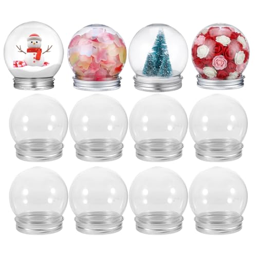 MAGICLULU 12st Kleine Kugel-bonbonflasche Schneekugeln Kunststoff Zum...