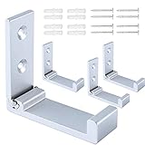 ★ 【Einfach zu installieren, Kleiderhaken】 Unsere jede Box hat die vollen Schrauben, mit denen Sie die Haken befestigen können, und jeder Haken benötigt 2 Schrauben, um ihn zu befestigen, kann einfach an den meisten Wänden installiert werden. Sie können ihn einfach mit Ihrem Auto-Schraubendreher an Ihrer geeigneten Position befestigen. Ideal für den Einsatz in Schlafzimmern, Badezimmern, Luxushotels und Spas usw.