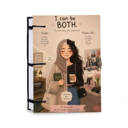 Image of I Can Be Both Diary Notebook 7x5 Inch 160 Pages Unruled Journal for Notes