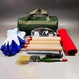 Large gamme d'utilisations : cet ensemble d'outils peut être utilisé non seulement pour fabriquer des œuvres en silex et en obsidienne, mais également pour fabriquer des opales, des cristaux rouges, des cristaux bleus, etc.