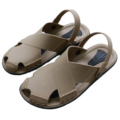 Men's Sandals Rubber Wear-Resistant Fisherman's Shoes Closed Toe Outdoor Summer Anti-Slip Beach Sandals