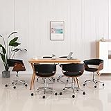 Esthétique élégante pour votre maison Le design élégant et moderne en noir s'intègre parfaitement dans n'importe quel décor et donne à votre pièce une touche contemporaine. La combinaison de cuir synthétique et de bois donne aux chaises un toucher et un aspect luxueux qui impressionneront vos invités.