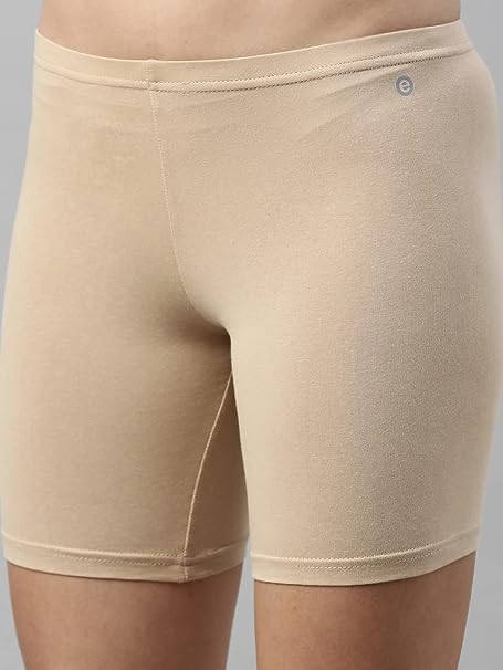 Image of ELEG & STILANCE Shorts for Women Stretchable Cycling Skin Fit Tights for Women Gym Shorts for Women Running Tights for Dresses Yoga