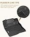 Floor Mats for 2016-2022 HR-V, TPE All Weather Custom Fit Front 1st & 2nd Row HRV Floor Liner, Black