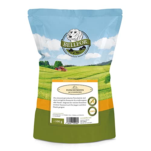 Produktbild von Bellfor Fleischstreifen Kaninchen - 100 g