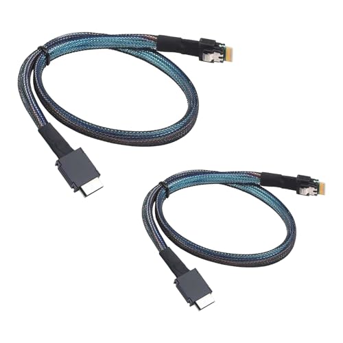 Cable PCIe SFF-8611 4i a SFF-8654 de 40 a 38 pines para conector de servidor y placa base de PC 6