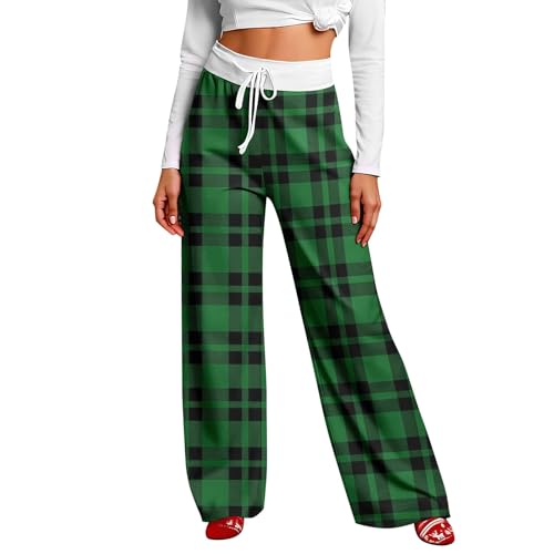 Generisch Pantalones de chándal para mujer de Navidad, pantalones deportivos de calle con bolsillos, pantalones de yoga de invierno, pantalones de correr, regalo para mujeres, traje de Navidad