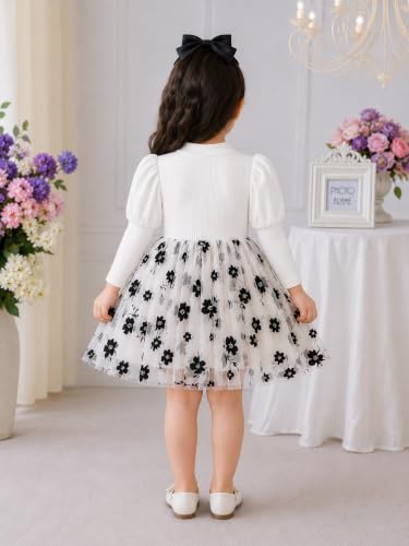 Image of TAGAS Baby Girl's Elegant and Sweet Mesh Splicing Dress for Party || Frock for Girls || Short Sleeve Dress for Girls ||Fency Dress||(KD-134)