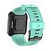WIIKAI Replacement Garmin Forerunner 35 Strap Bands,Silicone Watch Band Compatible for Garmin Forerunner 35. (Duck Green)