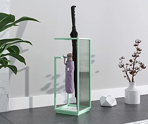 Paraguas soporte nórdico moderno en color dorado de 60x22 cm para la entrada del hogar 4