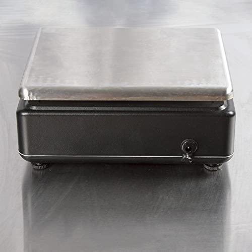 San Jamar Scdg33Bk Square Professional Digital Scale, Black With Stainless Steel Platform #TOP2