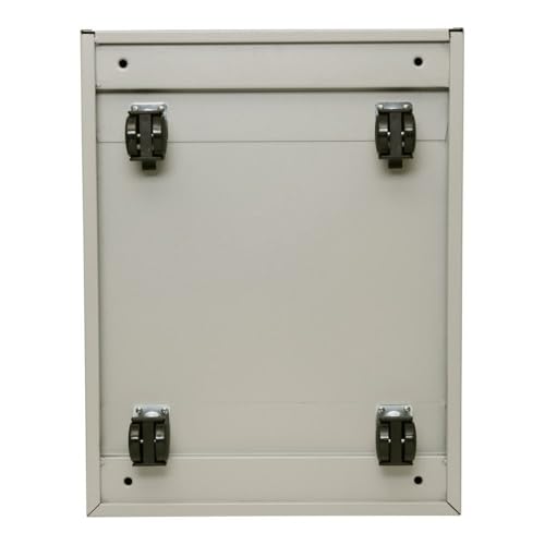 Alera PAFFPY Two-Drawer Metal Pedestal File, 14 7/8w x 19-1/8d x 27-3/4h, Putty by Alera - Image 9