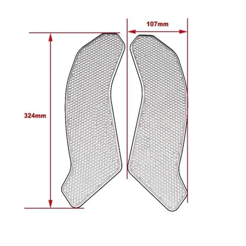 Grip réservoir moto TRK502 évite les glissements au freinage