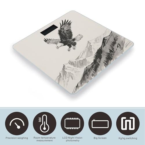 Báscula de baño digital Soaring Eagle con pantalla LED miniatura 3