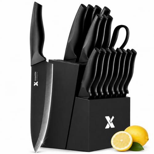 Kitchen Knife Set, 19 ct