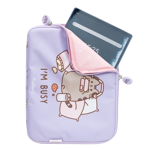 Grupo Erik - Housse pour Tablette Universelle Pusheen | Sacoche de Protection Zippée | pour appareils de 11