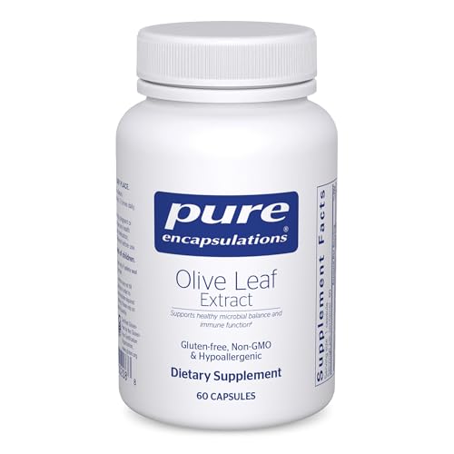 Pure Encapsulations Olive Leaf Extract | Hypoallergenic Supplement Supports Immune System and Healthy Intestinal Environment* | 60 Capsules