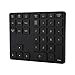 Sxhlseller Tastiera numerica Wireless 35 Tasti Tastiera Ultrasottile Ricaricabile Bluetooth 5.0 per Notebook PC Desktop Portatile(Nero) immagine