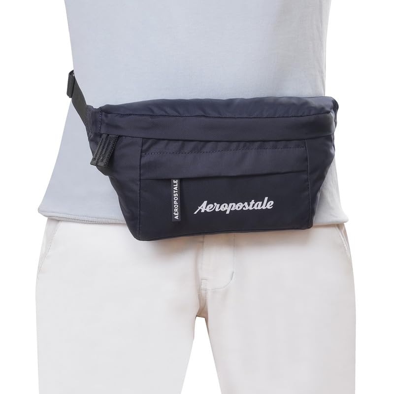 Image of Aeropostale Arbor Unisex Waist Pouch Bags & Cases - Navy