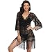Produktbild Badeanzug Cover UPS für Frauen, Strickstrand Bikini Cover Kleid,Schwarz,M