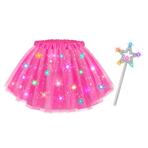 Falda tutú con luces para niñas de 3 a 8 años miniatura 1