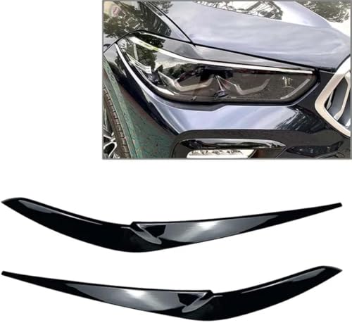 Cache-phares pour BMW X6 xDrive40i protection optique antibrouillard look carbone