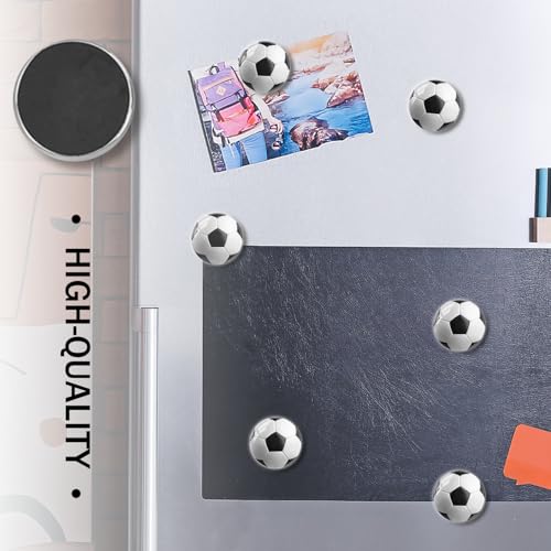 6 imanes de vidrio decorativos redondos 30 mm miniatura 5