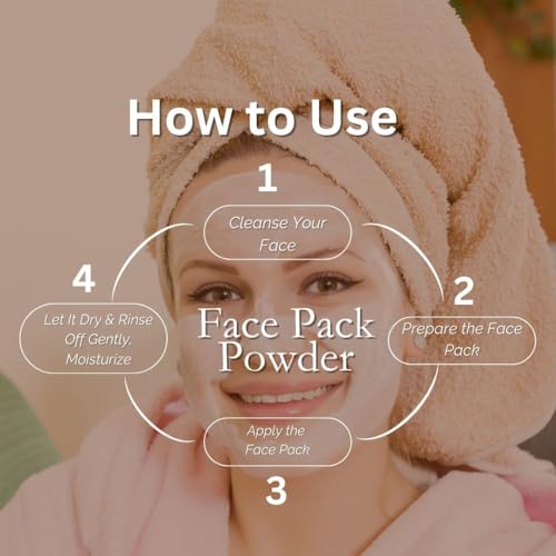 Image of Khadi Multani Mitti Face Pack Powder 100g | For Breakouts, Blackheads & Glowing Skin | With Natural Clay for Deep Cleansing & Oil Control | Removes Impurities | Face Pack for Men & Women