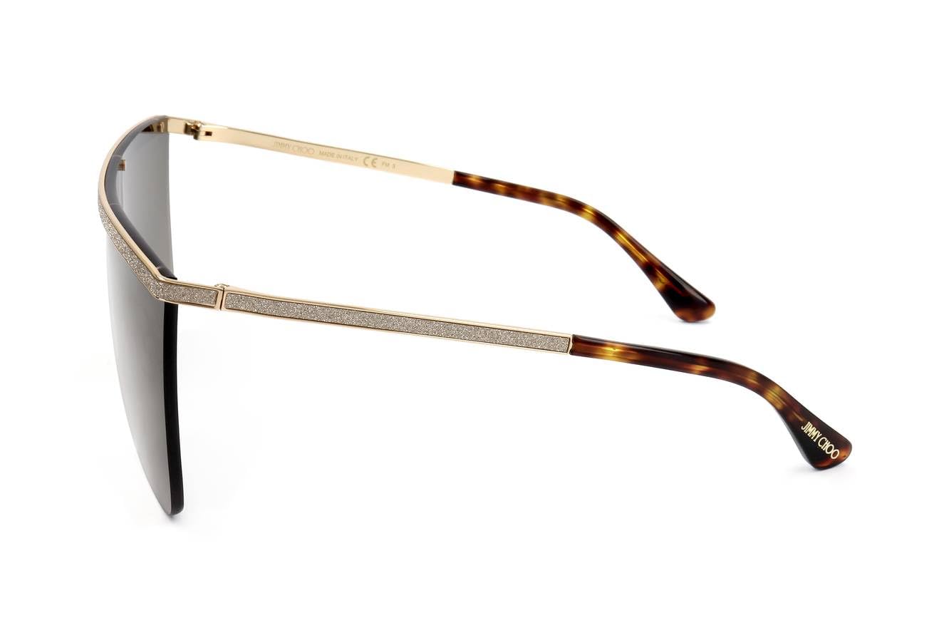 Jimmy Choo LEAH/S Okulary Słoneczne 06J GOLD HAVANA 99/1/145 Kobieta