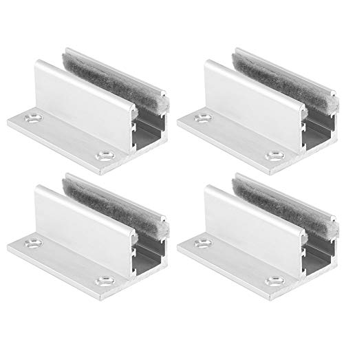 Yueyashux Automatische Induktionstür Rollenführung Einstellbares Rad Set Floor Positionierer für Glastüren Duschpartition