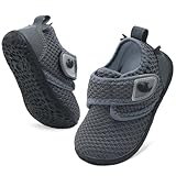 FEETCITY Baby First Walking Shoes Boys Girls Barefoot Baby Sneakers Newborn Crib Shoe Flexible Infant Shoes